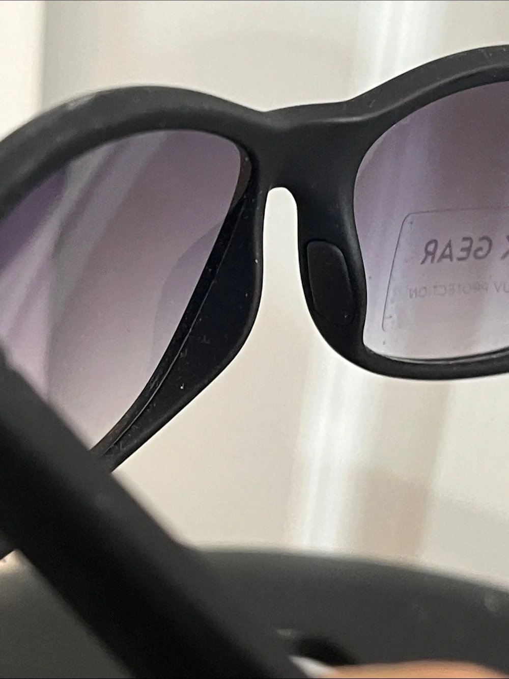 Tek Gear Matte Black Unisex Wayfarer Sunglasses |Gradient|100% UV Protection NWT